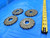 4 PC. LOT OF HSS SIDE MILLING CUTTERS MILL TOOLING MACHINIST 4" AND UP - CB3177BY2