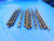 LOT OF HSS TWIST DRILL BITS SIZES AROUND 15/32" WITH MORSE TAPER #1 SHANKS .4687 - BT3134BY2