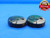 10 40 NS 2 THREAD RING GAGES #10 .190 .1900 GO NO GO P.D.'S = .1738 & .1711 - DW27186AP4