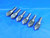 6 PCS LOT OF HSS 7/8 DIAMETER 90 DEGREE COUNTERSINKS 1/2 SHANKS SINGLE FLUTE - BR4227BI3