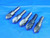 5 PCS LOT OF HSS 3/4 DIAMETER 90 DEGREE COUNTERSINKS 1/2 SHANK SINGLE FLUTE - BR4222BI3