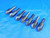 7 PCS LOT OF HSS 7/8 DIAMETER 90 DEGREE COUNTERSINKS 1/2 SHANKS SIX FLUTES  - BR4228BI3