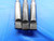 3PCS 3/4 O.D. HSS TWIST DRILL BIT MORSE TAPER #3 SHANK 3" LOC 8 1/2 OAL .75 MT3 - BT3960AB3