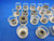 LOT OF PLAIN PLUG GAGES PIN MEMBERS NO HANDLE GO NO GO VARIOUS SIZES CALIBRATION