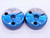 9/16 18 NF 2 THREAD RING GAGES .5625 GO NO GO P.D.'S = .5264 & .5223 UNF-2 CHECK - BL0225CC