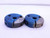 9/16 18 NF 2 THREAD RING GAGES .5625 GO NO GO P.D.'S = .5264 & .5223 UNF-2 CHECK - BL0225CC