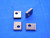 4pcs NEW QUALITY CHASER 5/8 WIDE 100 SERIES 10 HOOK 45 CHAMFER CARBIDE INSERTS - CB3817RTD