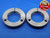 3" 12 SA 4G STUB ACME THREAD RING GAGES 3.0 GO NO GO P.D.'S = 2.9680 & 2.9617 - DW27764RD