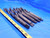 5 PC LOT OF HSS TWIST DRILL BITS 24.5mm CUT DIA. MT3 SHANK 4 3/4 - 5 3/4 LOC  - CB3987AB3