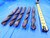 5 PC LOT OF HSS TWIST DRILL BITS 24.5mm CUT DIA. MT3 SHANK 4 3/4 - 5 3/4 LOC  - CB3987AB3