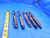 5 PC LOT OF HSS TWIST DRILL BITS 24.5mm CUT DIA. MT3 SHANK 3 7/8 - 4 1/2 LOC  - CB3988AB3