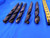 5 PC LOT OF HSS TWIST DRILL BITS 24.5mm CUT DIA. MT3 SHANK 3 7/8 - 4 1/2 LOC  - CB3988AB3