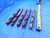 5 PC. LOT OF HSS TWIST DRILL BITS 24.5mm CUT DIA. MT3 SHANK 4" - 4 1/4 LOC MT3  - CB3986AB3