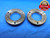 BUDGET 4 3/16 10 NS 2 THREAD RING GAGES 4.1875 GO NO GO P.D.'S = 4.1225 & 4.1161 - DW28046RD