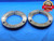 BUDGET 5 1/2 12 UN 2A THREAD RING GAGES 5.5 GO NO GO P.D.'S = 5.4439 & 5.4372 - DW28053RD