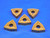 5pcs TOSHIBA TUNGALOY WNMG080408-TH T6030 TiN COATED CARBIDE TURNING INSERTS - BR5051RDT