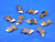 10pcs NEW TOOL FLO FLTBP-2L .040P 30'INCL GP3 TiN CARBIDE GROOVING INSERTS CNC - BR5068RDT