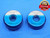 M22 X 2.5 6g METRIC SOLID THREAD RING GAGES 22 GO NO GO P.D.'S = 20.344 & 20.164 - DW28921BC4