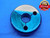 3/4 24 UNS 2A THREAD RING GAGE .75 .750 .7500 NO GO ONLY P.D. = .7176 CHECK - DW29385LVR