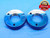 2" 32 UNS 2A THREAD RING GAGES 2.0 2.00 2.000 GO NO GO P.D.'S = 1.9784 & 1.9742 - DW29962BG4