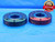 1.370 40 UNC 2A THREAD RING GAGES 1.37 1.3700 GO NO GO P.D.'S = 1.3526 & 1.3496 - DW30022BG4