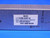 FEDERAL A822 10" STEEL RECTANGULAR GAGE BLOCK 10.000 CALIBRATION INSPECTION - BR7005BK4