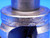 ISCAR 2" O.D. COOLANT THRU 90 DEG FACE MILL 25mm SHANK HOLDS 4 INSERTS 2.0 CNC - BR7017AY4