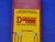 1pc NEW DORIANT TOOL DS-30 TiN COATED HSS STRAIGHT BEVELED INSERT SERIES D - BR7128BC4