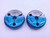 CERTIFIED 3/8 32 UNEF 2A THREAD RING GAGES .375 GO NO GO P.D.'S = .3537 & .3503 - DW32223TLC