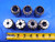 7 PCS LOT OF TG100 COLLETS SIZES INCLUDE 5/16, 3/8, 1/2, 5/8, 3/4, 15/16 & 1" - BR8389LVR