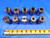 TG100 COLLET LOT 3/16, 1/4, 5/16, 3/8, 7/16, 1/2, 9/16, 5/8, 11/16 & 3/4 SIZES - BR8407LVR