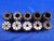 TG100 COLLET LOT 3/16, 1/4, 5/16, 3/8, 7/16, 1/2, 9/16, 5/8, 11/16 & 3/4 SIZES - BR8408LVR