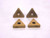 4pcs NEW KENNAMETAL TNMG270616 KC850 TiN CARBIDE INSERTS TNMG644 CNC INDEXABLE - MW1440CM4