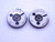 NEW 4 40 UNJC 3A VERMONT THREAD RING GAGES #4 .112 GO NO GO PD'S = .0958 & .0939 - DW32883VTG