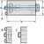 WALTER A101M.0.50.080.50 NCT50 MODULAR EXTENSION ADAPTER 80mm PROJECTION - BR8864CE4