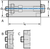 WALTER A101M.0.80.100.80 NCT80 MODULAR EXTENSION ADAPTER 100mm PROJECTION - BR8871CE4