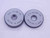 NEW 3/8 24 UNF 2A SOLID THREAD RING GAGES .375 GO NO GO P.D.'S = .3468 & .3430 - DW33358MJ