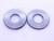 NEW 1 3/16 28 UN 2A SOLID THREAD RING GAGES 1.1875 GO NO GO PDS= 1.1631 & 1.1590 - DW33434MJ