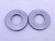 NEW 1 1/4 24 UNS 2A SOLID THREAD RING GAGES 1.25 GO NO GO PD'S = 1.2216 & 1.2173 - DW33448MJ