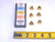 6pcs NEW ISCAR 22ERM N 60 IC250 TiN  COATED CARBIDE THREADING INSERTS 5 - 7 TPI - MW4079CT4