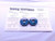 CERTIFIED 3/4 16 UNF 2A THREAD RING GAGES .75 GO NO GO P.D.'S = .7079 & .7029 - DW35064TLC