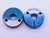 7/8 14 NF 3 THREAD RING GAGES .875 GO NO GO P.D.'S = .8286 & .8250 UNF-3 CHECK - JA0439