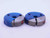 CERTIFIED 7/16 28 UNEF 2A THREAD RING GAGES .4375 GO NO GO PD'S = .4132 & .4096 - DW35218TLC