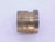 SHOP MADE 1 3/8 18 BRASS THREAD PLUG GAGE 1.375 1.3750 GO ONLY P.D. = 1.3375 - DW35639BX5
