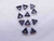 11pcs NEW ISCAR TPGX 110308-L IC20 CARBIDE TURNING INSERTS INDEXABLE TOOLING - NS0345BL5