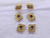 6pcs NEW ISCAR CNMG 431-TF IC507 TiCN & TiN COATED CARBIDE TURNING INSERTS - NS0435BM5