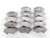 14pcs. ASSORTED 1 7/8 COLLET PAD LOT FIVE A, FIVE B & FOUR C PADS SMOOTH HEXAGON - DM1644CT4