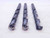 3PCS STANDARD TOOL CO. 19/32 O.D. OXIDE HSS TAPER LENGTH DRILL BIT 1/2 .5937 - NS1543BB5