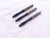 3pcs NEW WIDIA GTD 3/8 16 2B HSS-E TiCN PLUG TAP 3 FLUTE SPIRAL POINT .375 - DCT-NS1854
