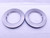 4 1/4 16 UN 3A SOLID THREAD RING GAGES 4.25 GO NO GO P.D.'S = 4.2094 & 2.2052 - DW37679SLW